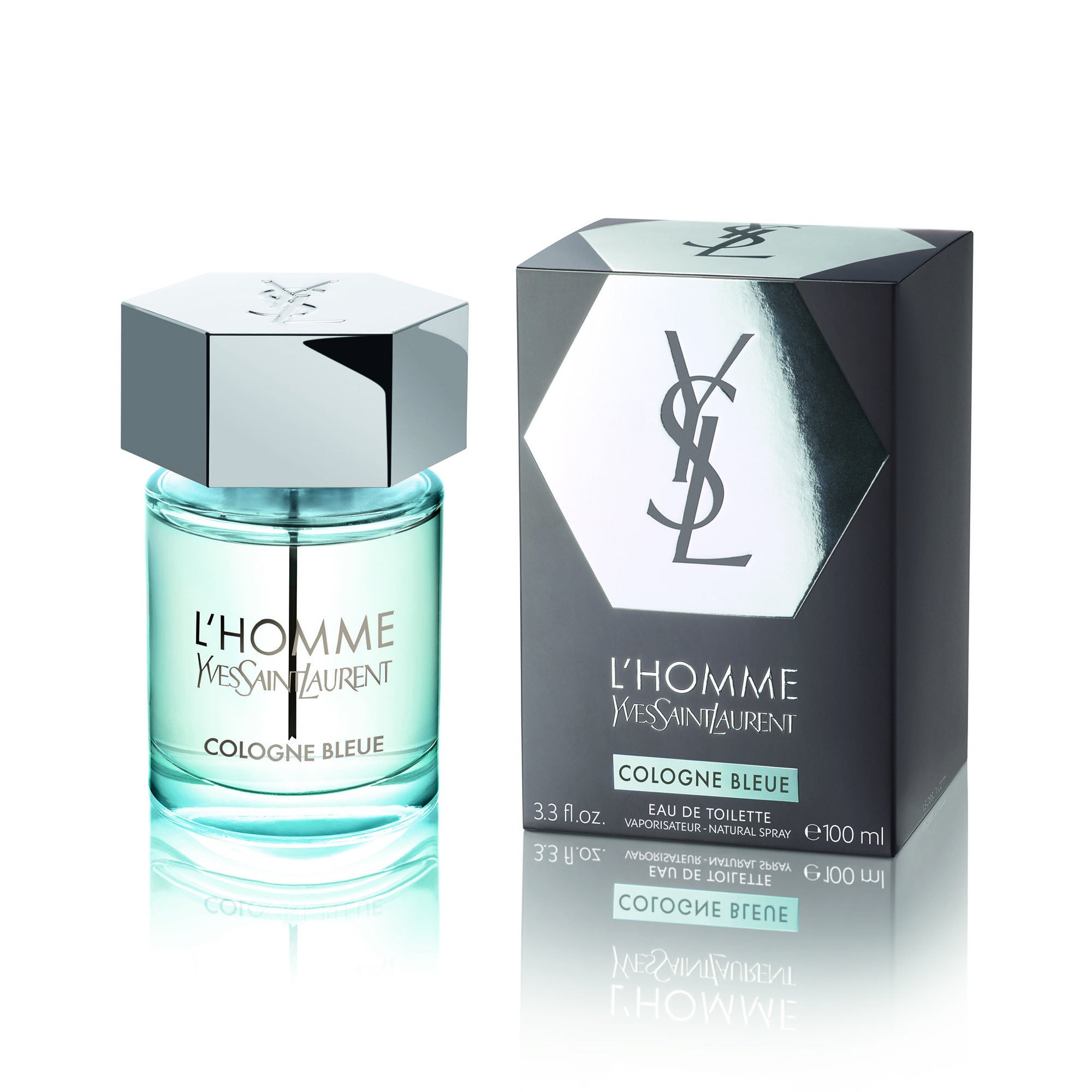 L’Homme Cologne Bleue de Yves Saint Laurent. Elegante y sensual inspirada en la brisa marina. Abre con esencia de pimienta negra y notas oceánicas. (72,80€, EDT 60 ml, en Douglas)