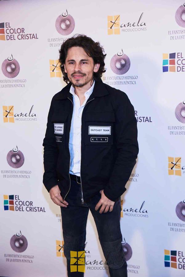 David Andrade antes de la proyección de 'El fantástico hidalgo de la estepa póntica', en el Círculo de Bellas Artes de Madrid.