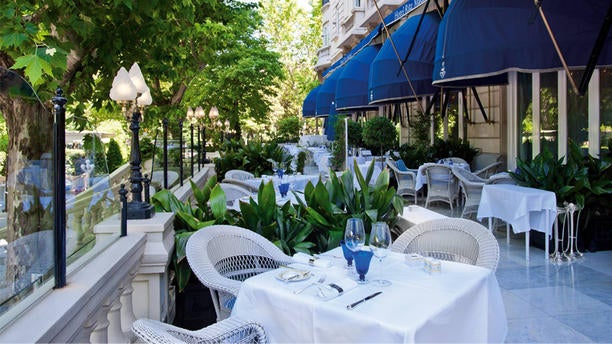 Un lujo poder visitar la terreza Goya del Hotel Ritz.