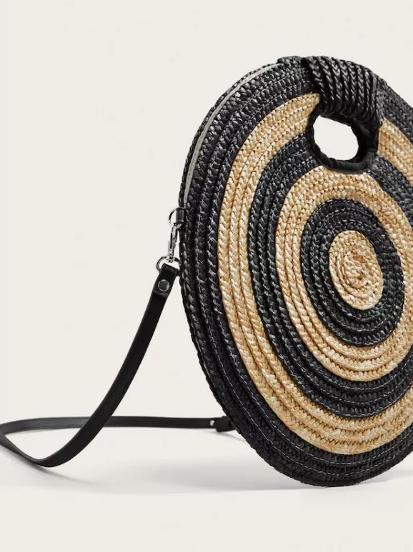 Cesta bicolor de Mango. Precio: 35,99 euros.