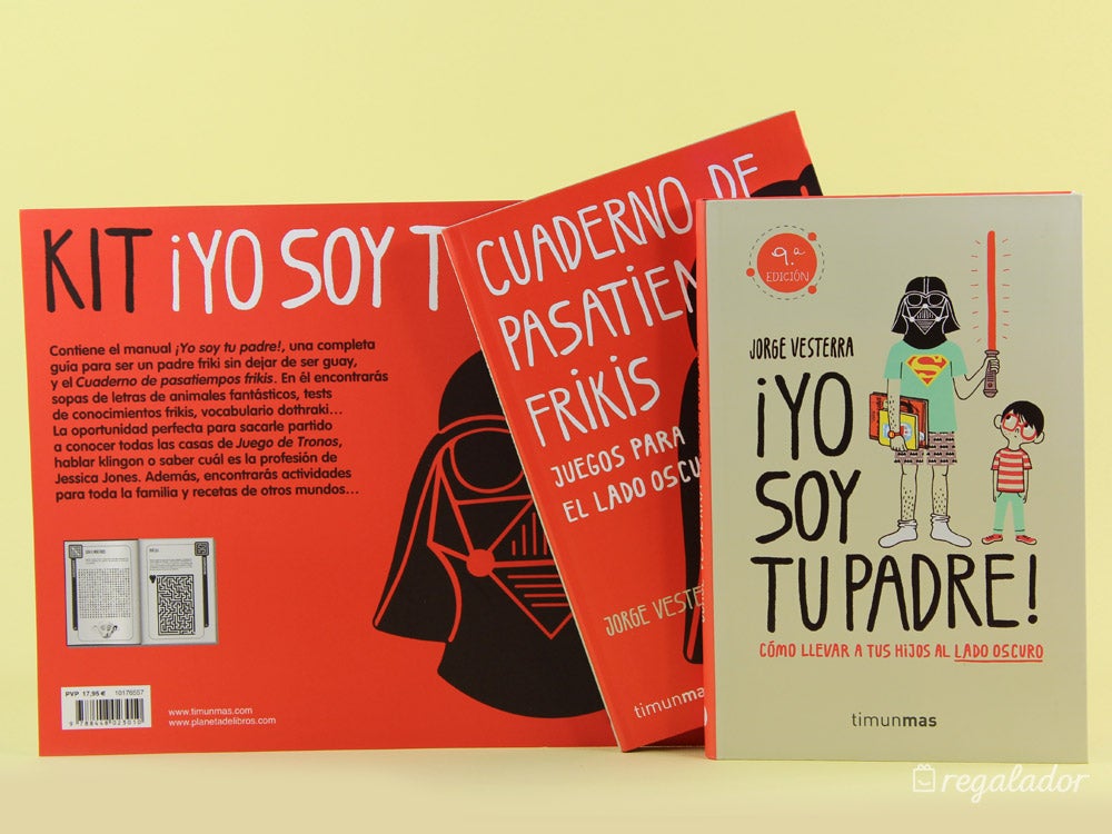 El cuaderno del legado: ‘¡Yo soy tu padre! Cómo llevar a tus hijos al lado oscuro’ Es también para los más frikis y lo llevará a la práctica seguro. 17.95€
