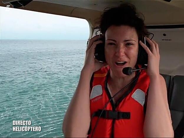 María Jesús Ruiz justo antes de comenzar su participación en 'Supervivientes 2018'.