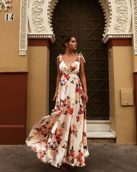 Mery Turiel, de nuevo con vestido de Rocio Osorno Costura.