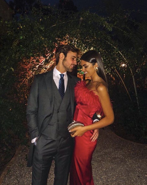 La influencer Marta Lozano con vestido de Fernando Claro.