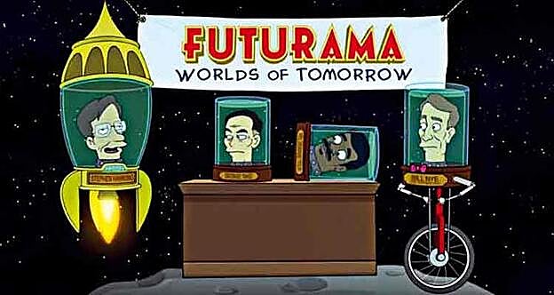 El homenaje de 'Futurama' a Stephen Hawkings.