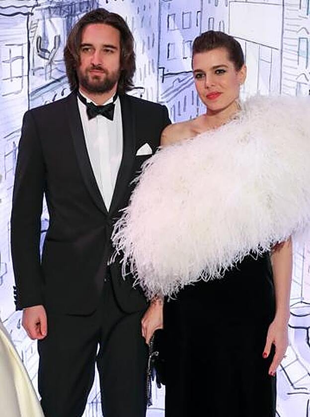 Carlota Casiraghi y Dimitri Rassam en el Baile de la Rosa.