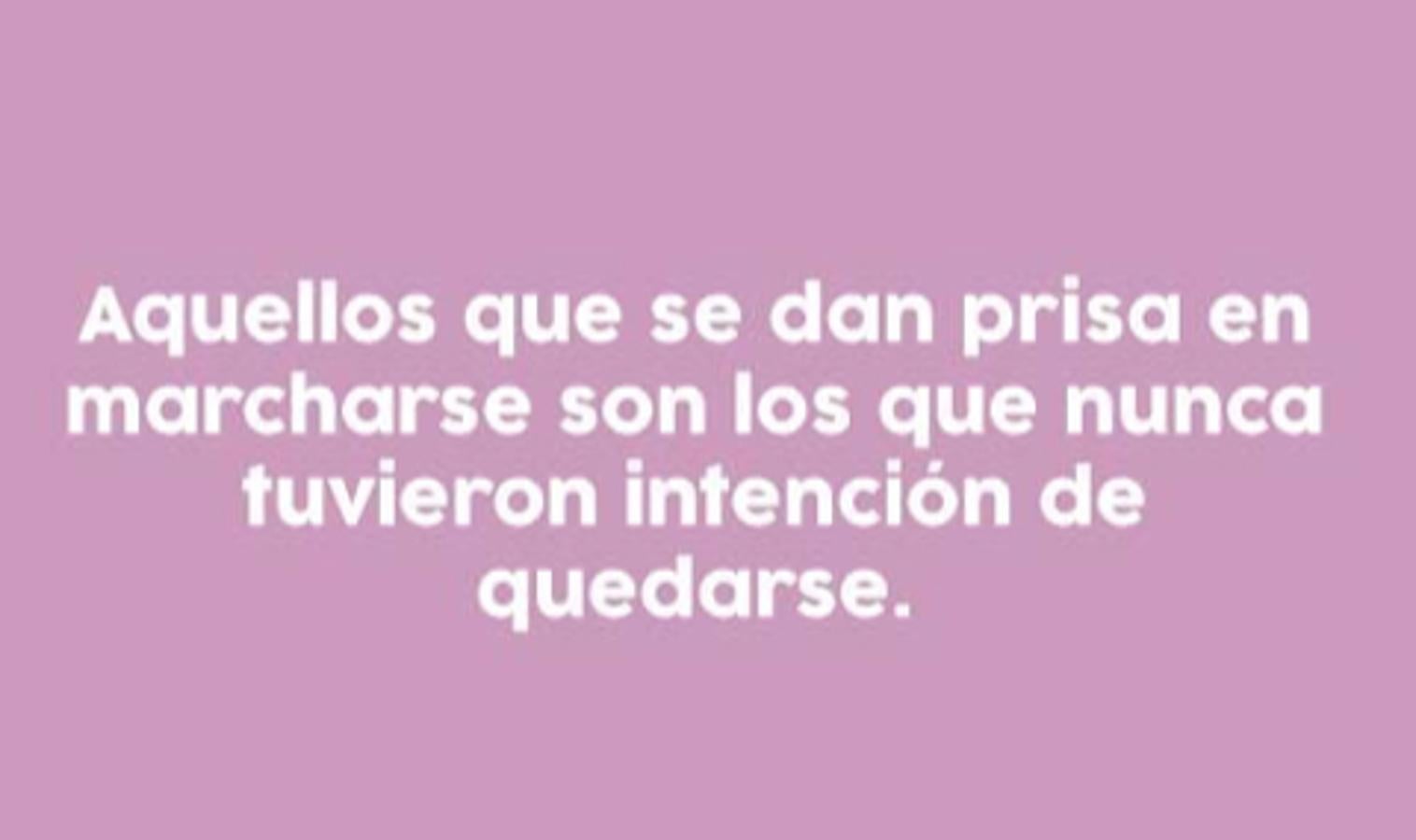 Aquellos que se dan prisa en marcharse son los que nunca tuvieron intención de quedarse.