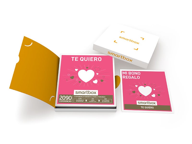 Por menos de 50 euros también puedes regalar experiencias, como esta Smartbox. Incluye una aventura para dos personas que ellos mismos elijan. (39,90 euros).
