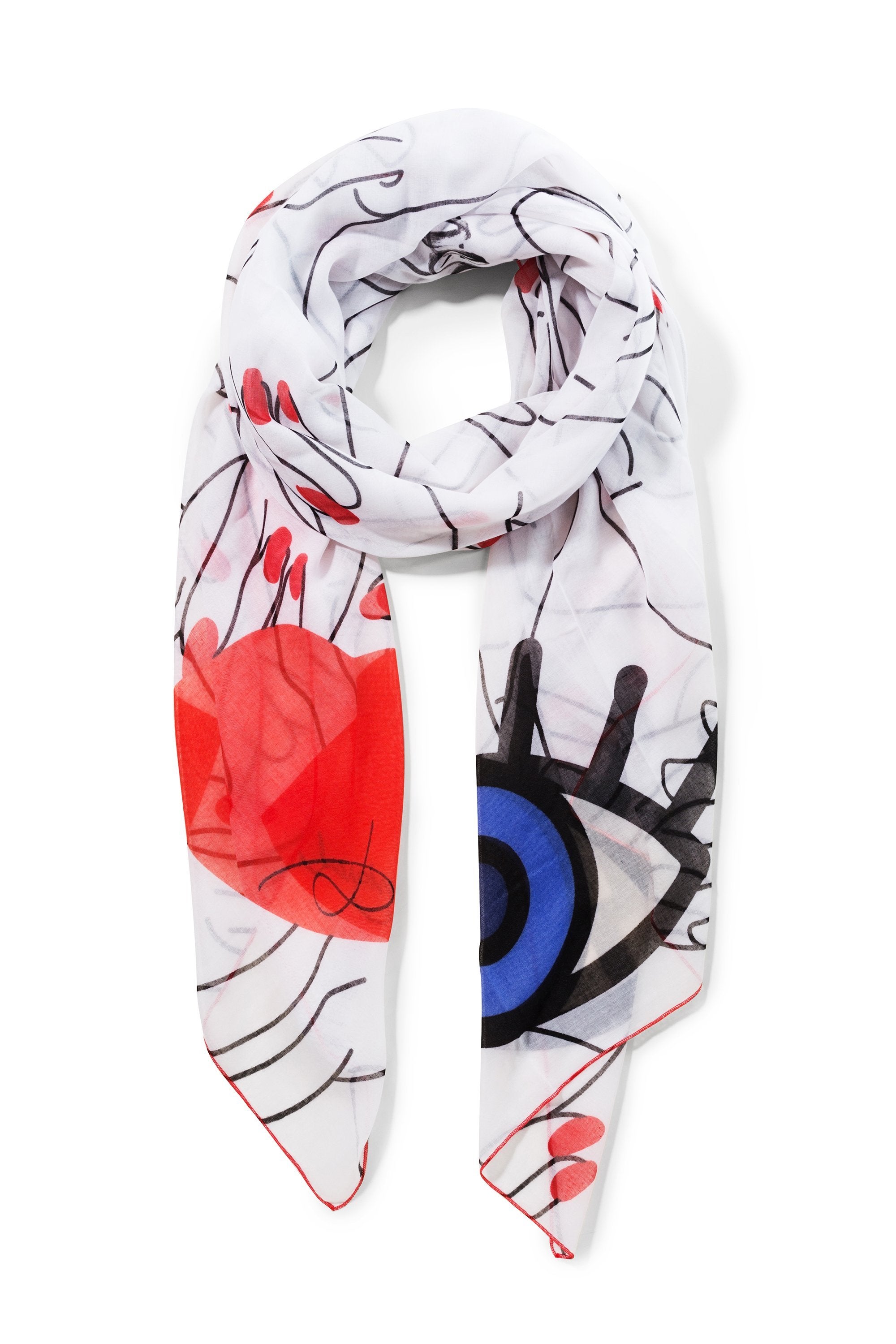 Fular Figure de Desigual. (20,97 euros)