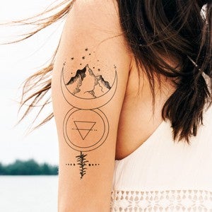 Tatuajes temporales de Aliexpress: 0,45 euros.