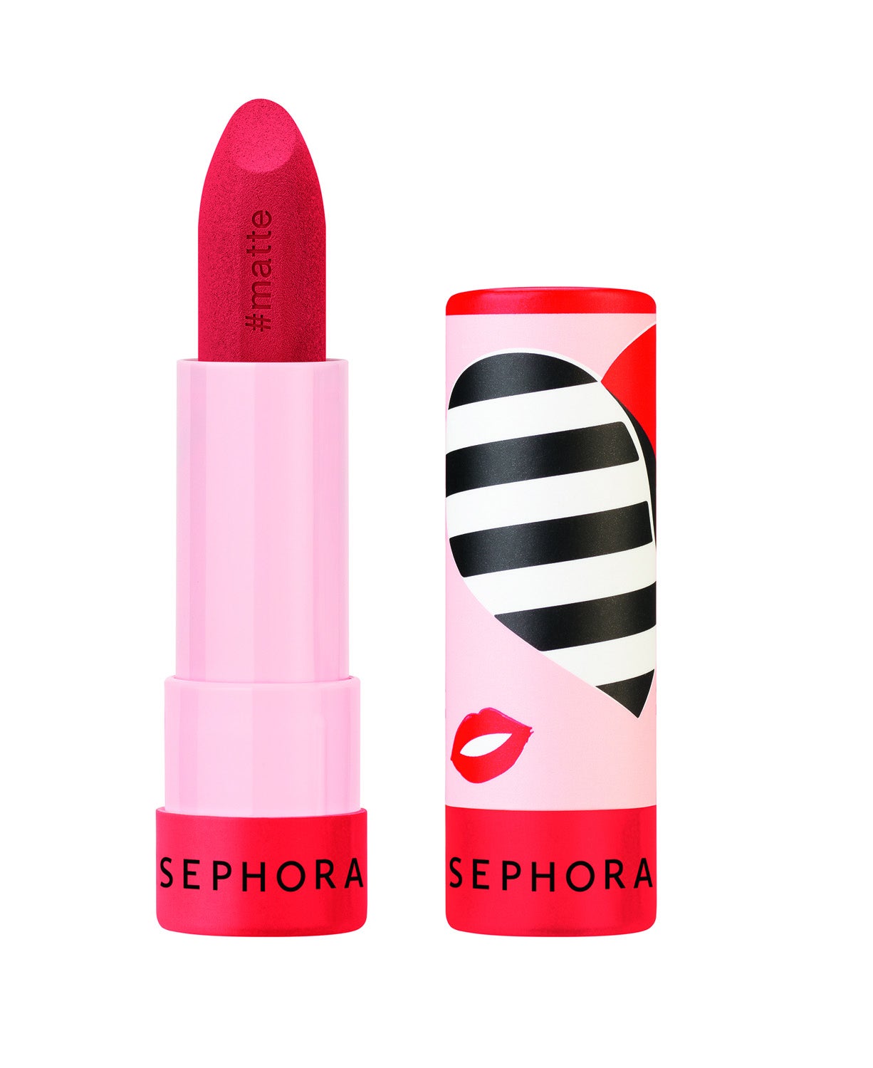 Un labial rojo mate de color intenso y una textura ultra suave y que, además, es solidario. Sephora destinará parte de sus beneficios a la fundación Ana Bella para ayudar a mujeres maltratadas. (8,99€)