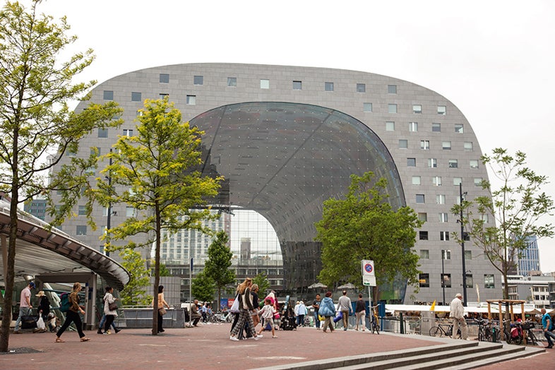 Fachada del Markthal.