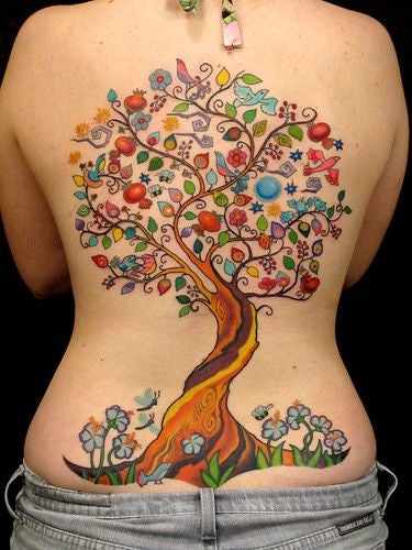 Inspiración para tus tatuajes en la espalda.