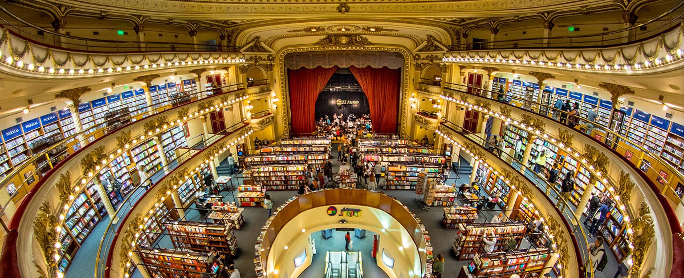 El Ateneo Grand Splendid, en la Avenida de Santa Fe, 1860, en Caba, Buenos Aires.