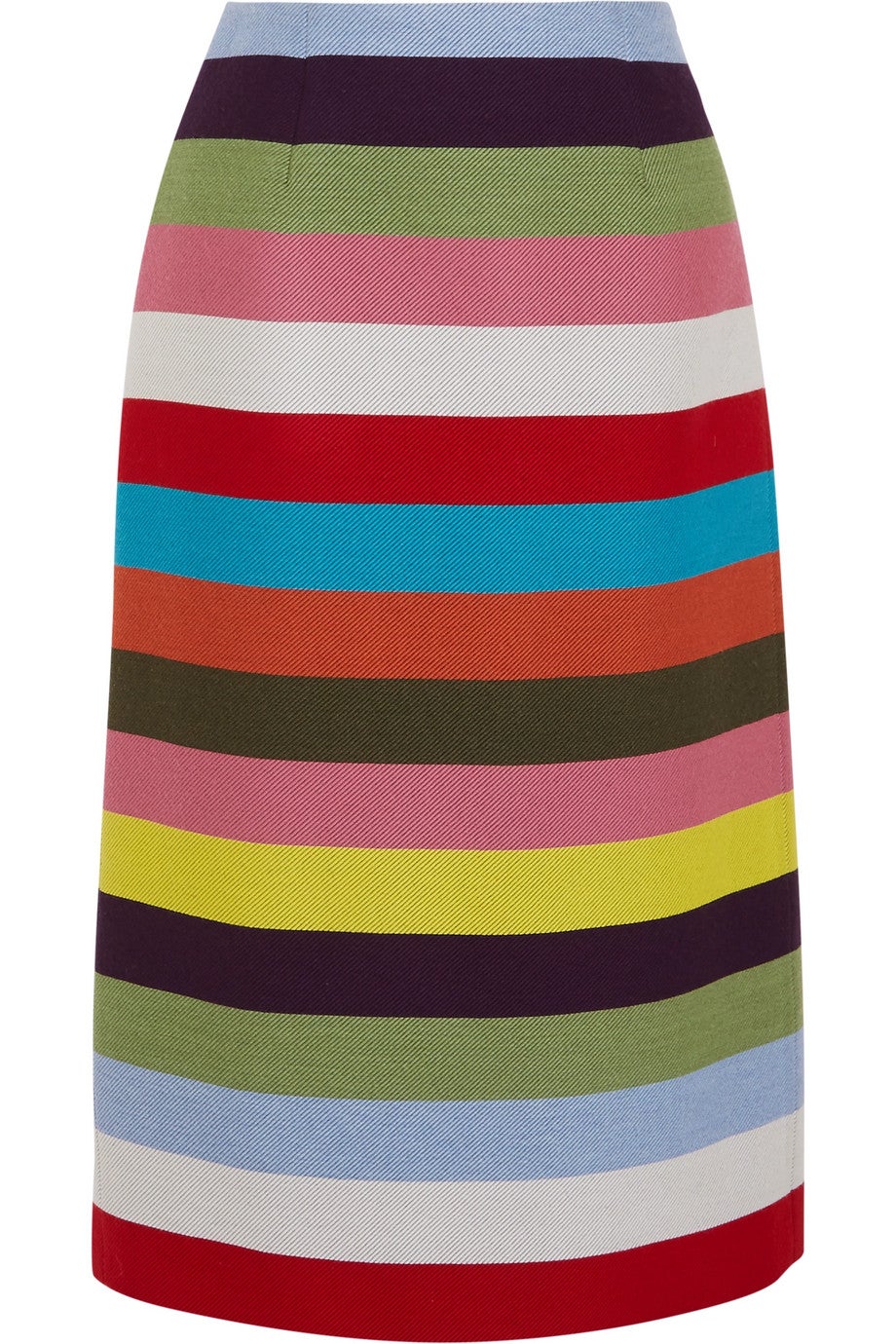 Falda de rayas de colores de Mary Katrantzou (915 euros)