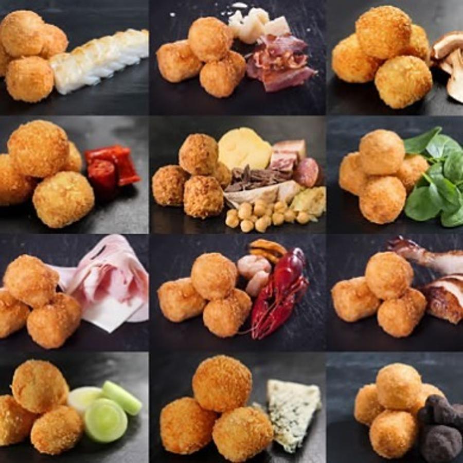 Desde Oído, cocina Gourmet no solo nos han dado  los mejores consejos para hacer croquetas , también nos las llevan a casa. Elaboradas con los mejores ingredientes frescos y naturales y con una receta casera deliciosa, hacen envíos en 24-48 horas a toda España. Tienen 16 sabores entre los que elegir, de las clásicas de jamón ibérico o boletus edulis, a exquisiteces como la trufa negra, sin olvidar las de cocido madrileño, la deliciosa mezcla de bacon y parmesano o las opciones veganas de coliflor o apio confitado.