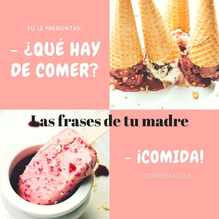 Llegas hambrienta a casa, te comerías un burro si hiciera falta pero lo cierto es que en el camino a casa estabas imaginando que tu madre había preparado hoy por fin tu plato preferido, sí, esos canelones que casi nunca prepara pero que están de vicio. Estás deseando que te diga esa respuesta, pero tu madre ya sabe que lo que piensas. Y no, no son esos canelones lo que te está esperando. Es solo comida.