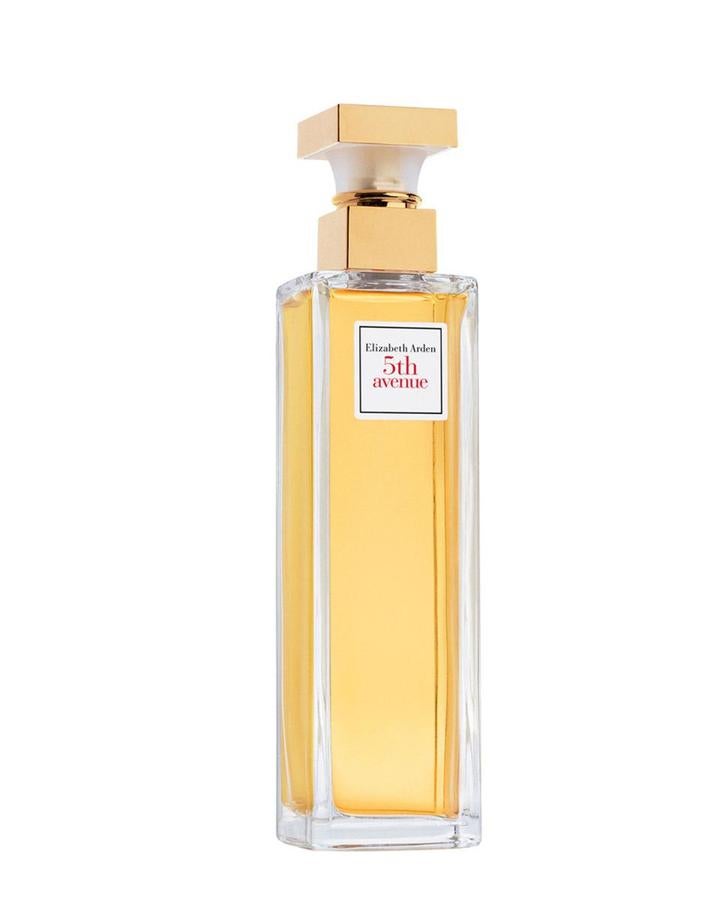 Floral con lilas, bergamota y flor de tilo en las notas de cabeza; ylang-ylang, nardo de la India, rosa de Bulgaria y jazmín en el corazón; sándalo, vainilla y almizcle del Tíbet en el fondo.  Elizabeth Arden 5th Avenue  (29,90 €, EDP 125 ml).