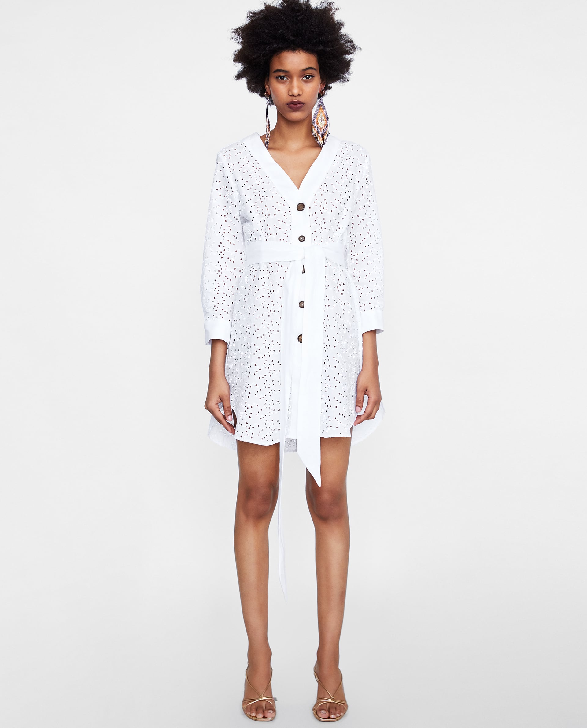 Túnica combinada de Zara: 39,95 euros.