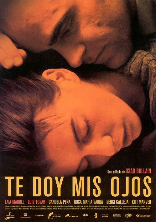 ‘Te doy mis ojos’ de Icíar Bollaín. Una película española que cuenta una dura historia de una mujer que es maltratada por su marido e intenta escapar junto a su hijo de esta terrible situación.