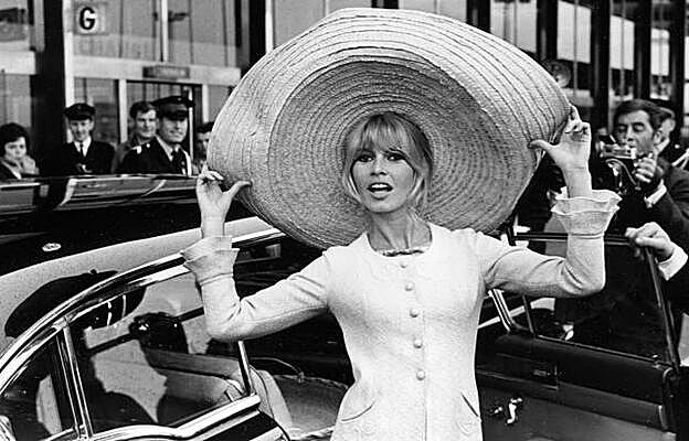 Brigitte Bardot, en la Costa Azul francesa.