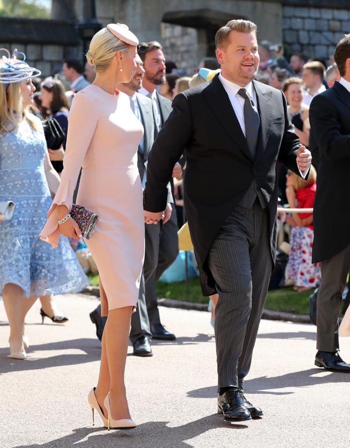 El humorista James Corden también acudió como invitado a la boda real del príncipe Harry y Meghan Markle este sábado 19 de mayo.