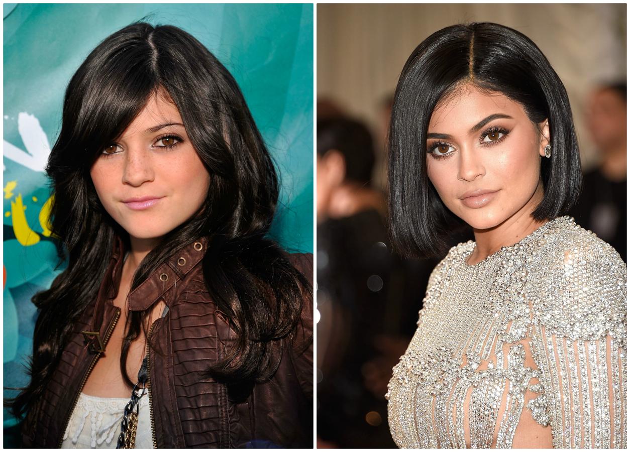 El clan Kardashian es el mayor exponente del famoso contouring. Con el paso de los años Kylie Jenner ha apostado por delinear mejor su quijada, dejarse las cejas más pobladas, y estar los más bronceada posible. La joven, además, acaba de ser madre de su primera hija, una niña a la que ha llamado Stormi.