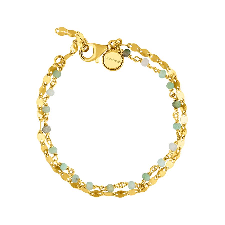 Piezas sencillas pero con un toque especial. A Meghan le gustan las pulseras (el día de su boda llevaba una) y esta pieza de Aristocrazy reúne todos los requisitos para enamorarla