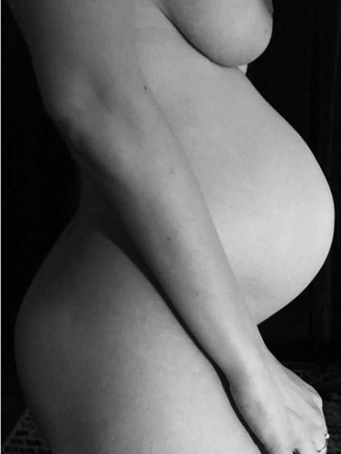 Así posó  Bárbara Goenaga desnuda en su cuenta de Instagram.