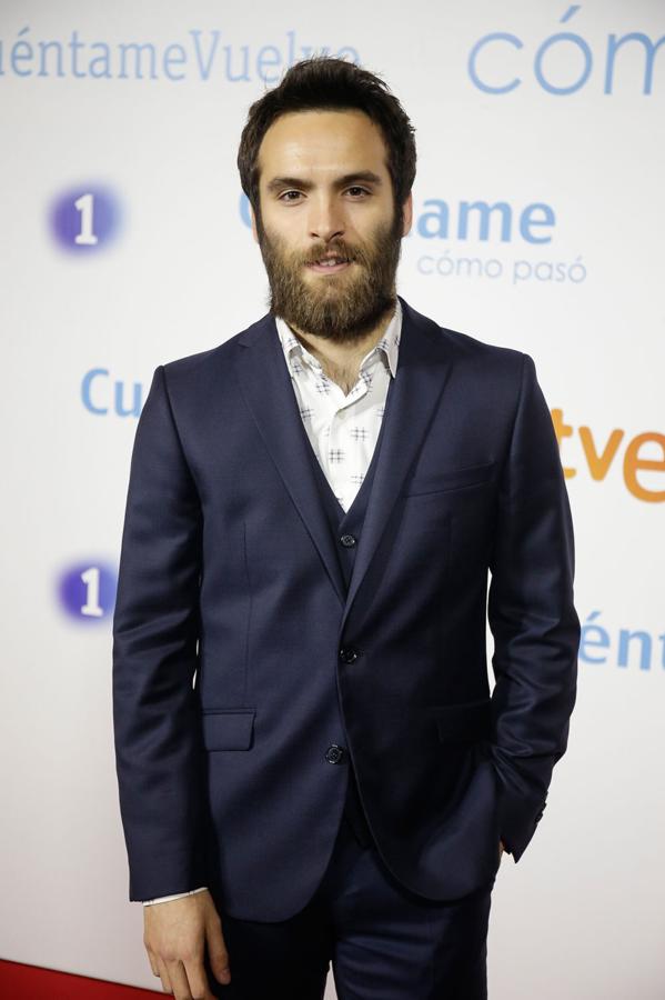 Ricardo Gómez durante la presentación de la temporada de 'Cuéntame'