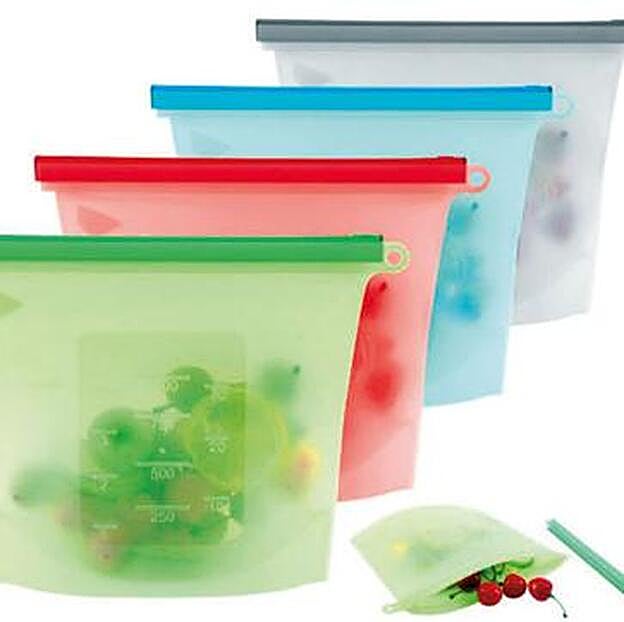 Bolsas 'zip' al vacío de Aliexpress.