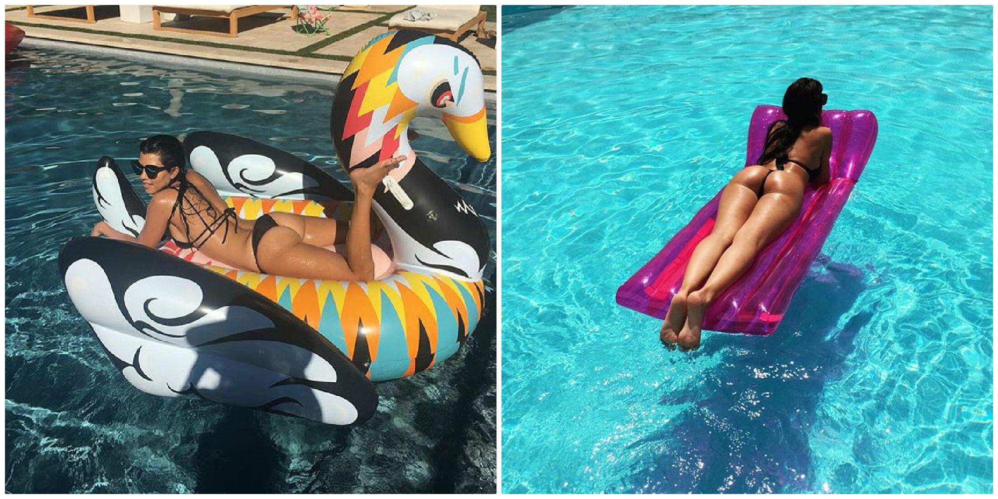 Flotando en el flotador. Ay quién maneja mi barca, quién.