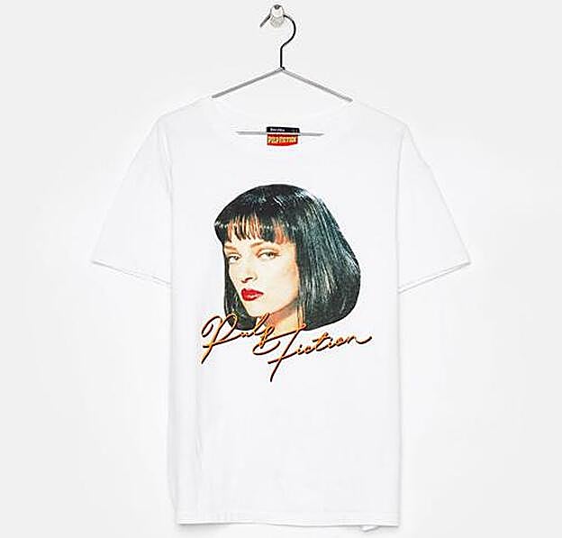 Camiseta estampada de 'Pulp Fiction', 12,99 euros.