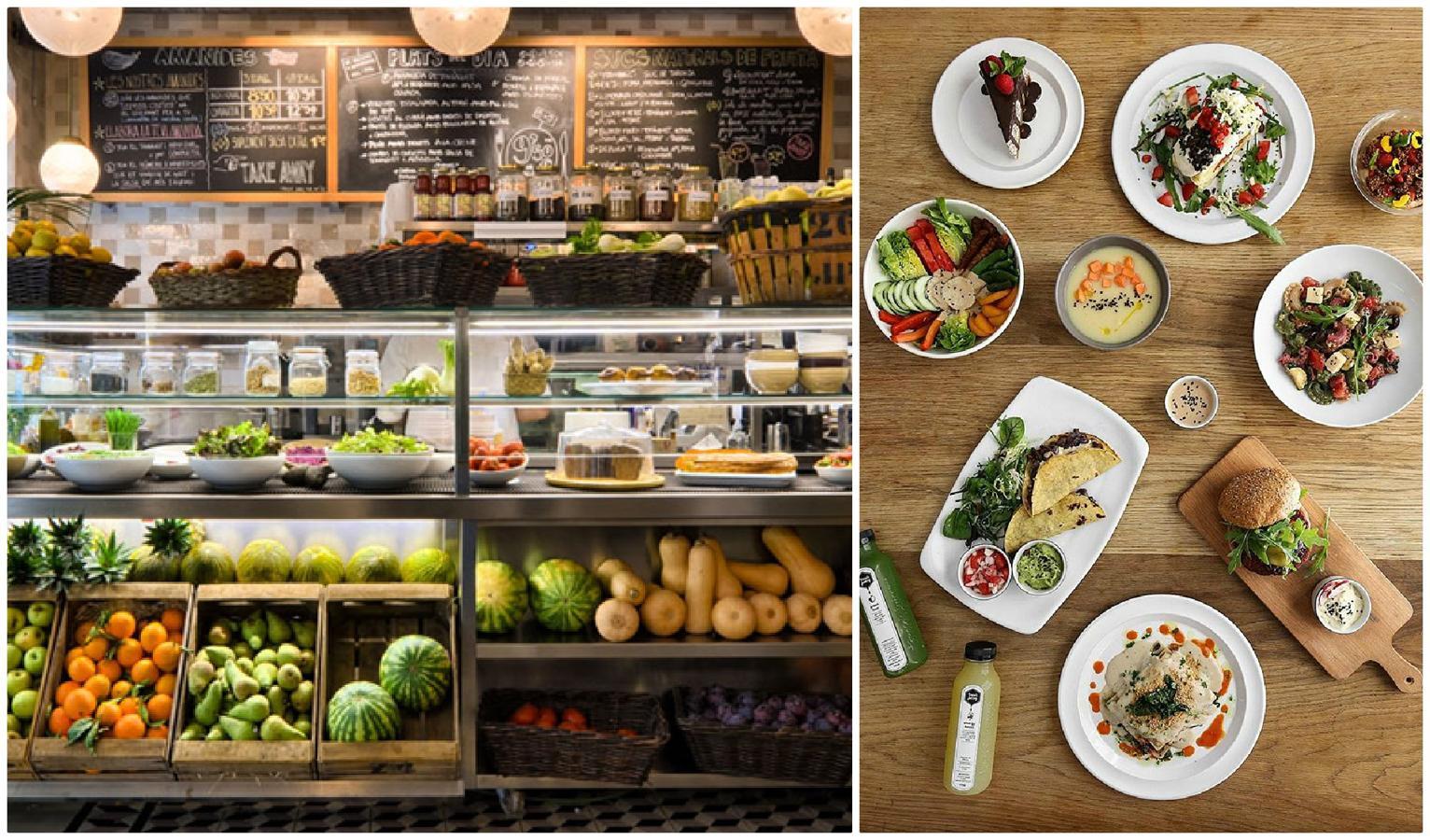 Teresa Carles lleva sirviendo deliciosa cocina vegetariana en Barcelona (Calle Jovellanos, 2) desde 1979 con la intención de "colaborar con nuestro pequeño granito de arena para que, día tras día, la gente de este mundo se alimente mejor".