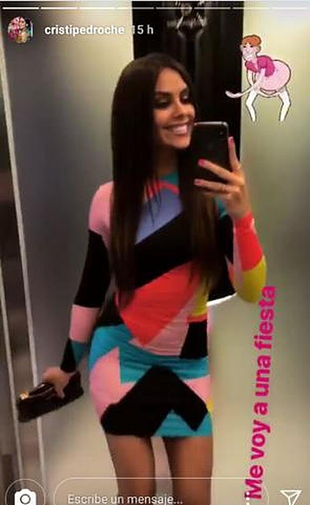 Cristina Pedroche con su vestido diseñado por María Escoté.