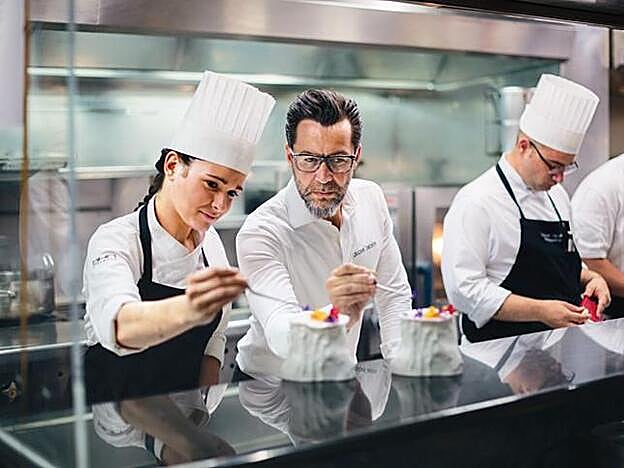 María Amundarain y Quique Dacosta