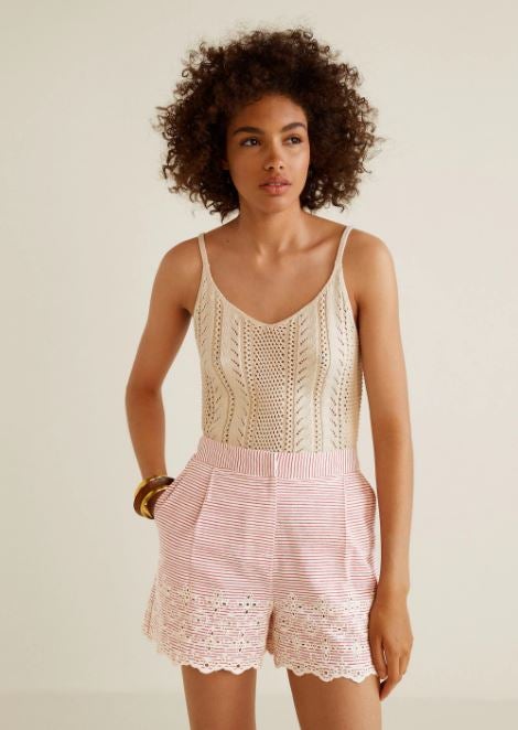 El short. A rayas. Precio: 29,99€