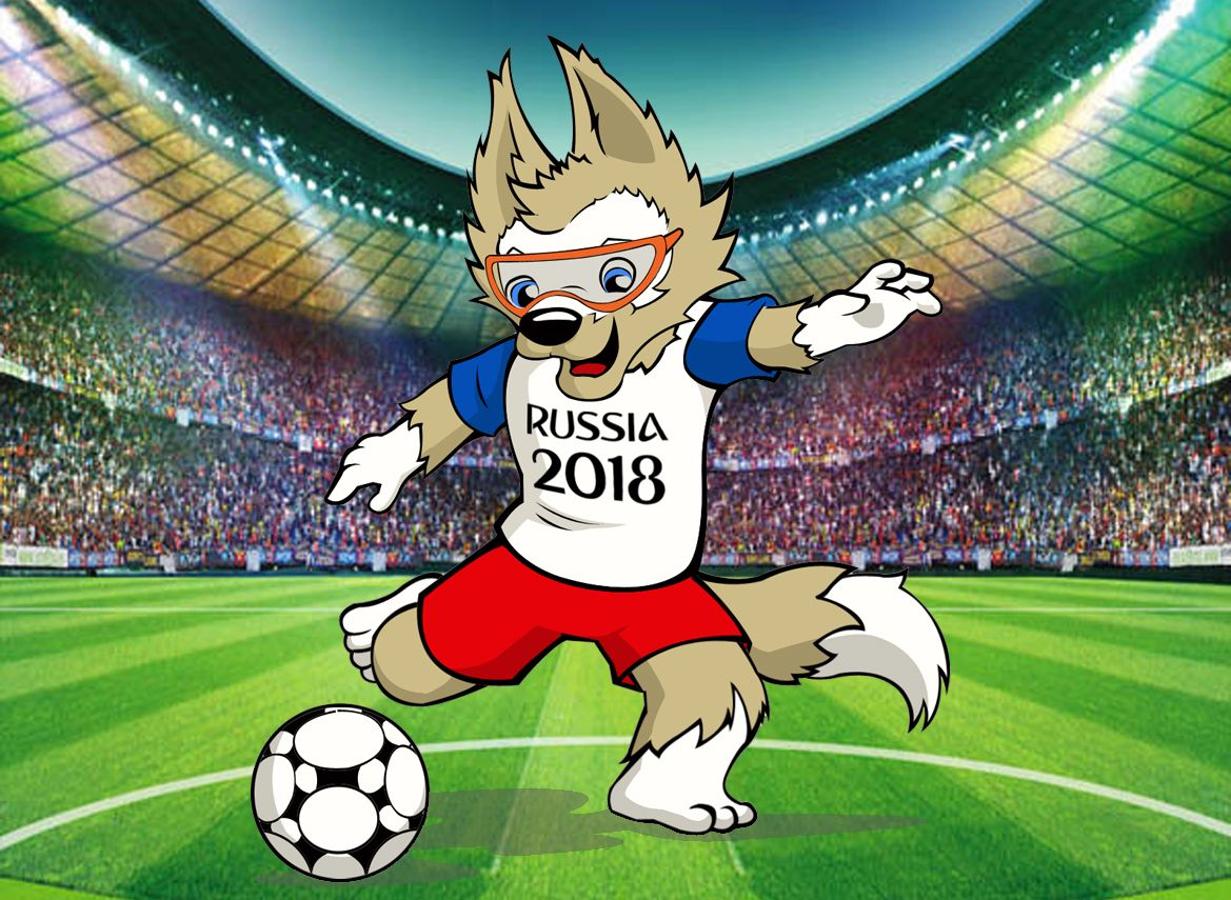 Zabivaka, mascota del Mundial de Rusia 2018.
