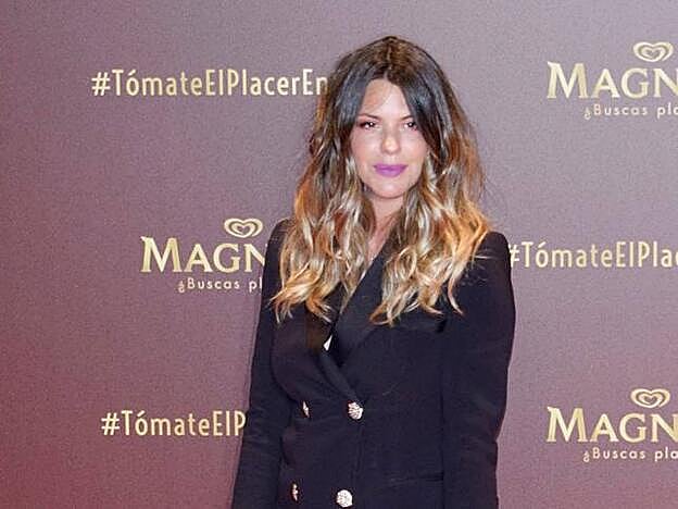 Laura Matamoros en un evento de Magnum donde habló de la maternidad.