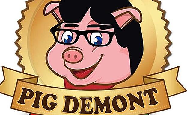 Carles Puigdemont denuncia a la empresa Pig Puidemont por vejación y ofensa.