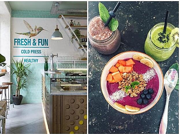 Galería. Pincha en la foto para saber dónde comer la comida más sana... en los restaurantes más bonitos.