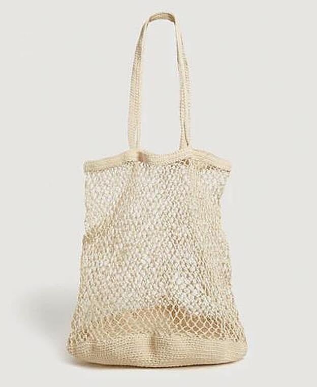 Bolso de red handmade, 19,99 euros.