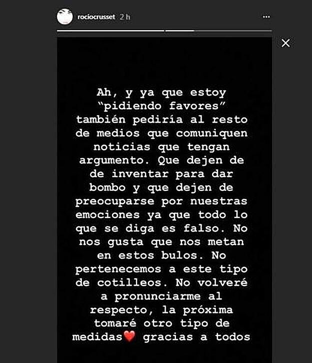 Rocío Cruseet, muy contundente.