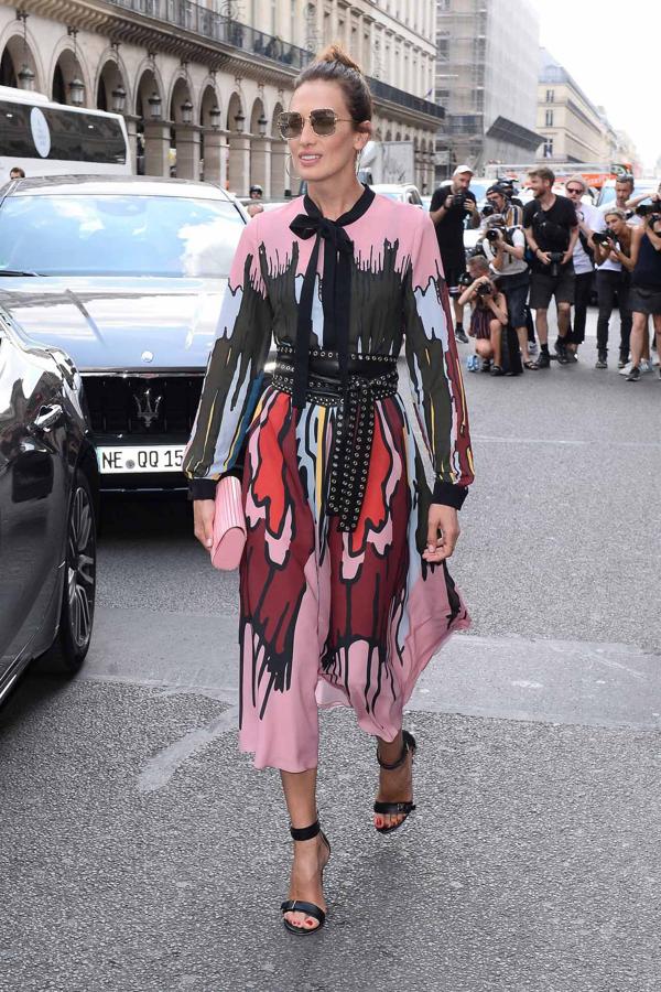 Nieves Álvarez acudía así de espectacular al desfile de Alta Costura de Elie Saab en París.