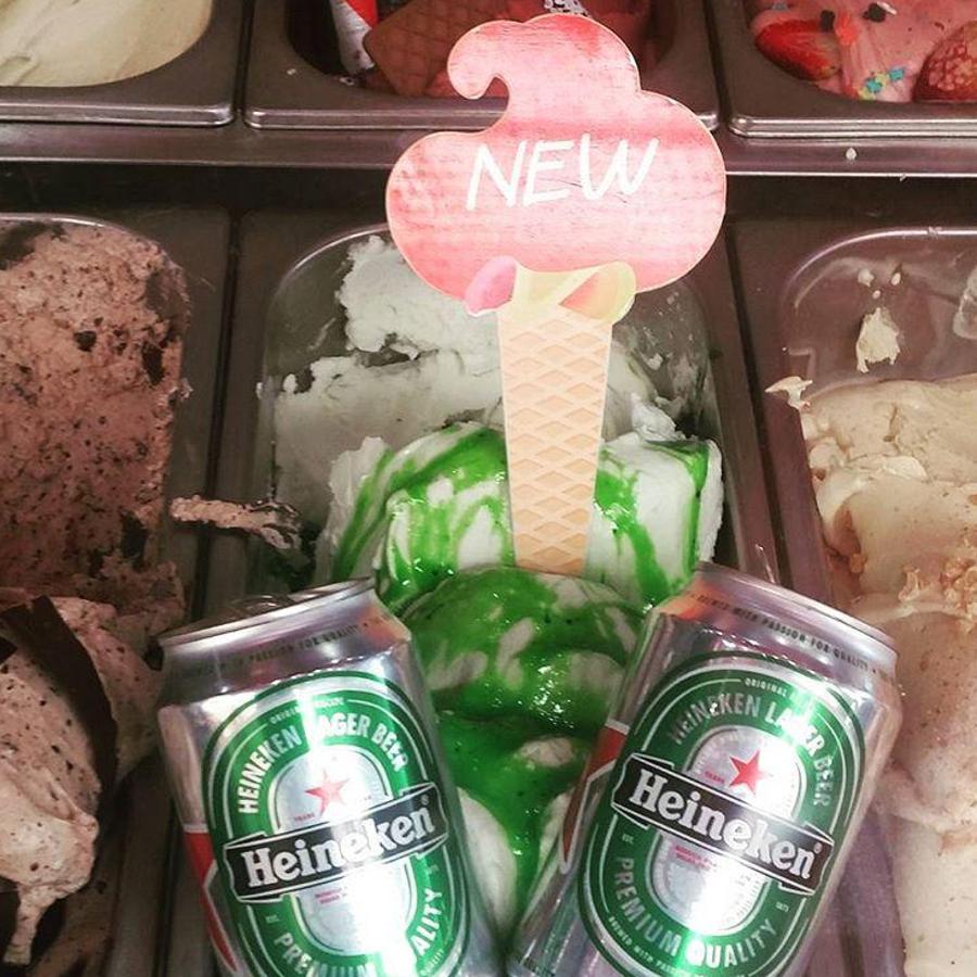 ¿Te imaginas irte de tarde de terraza con un helado en vez de con una caña? ¡El helado de cerveza es el ideal para sustituirla!