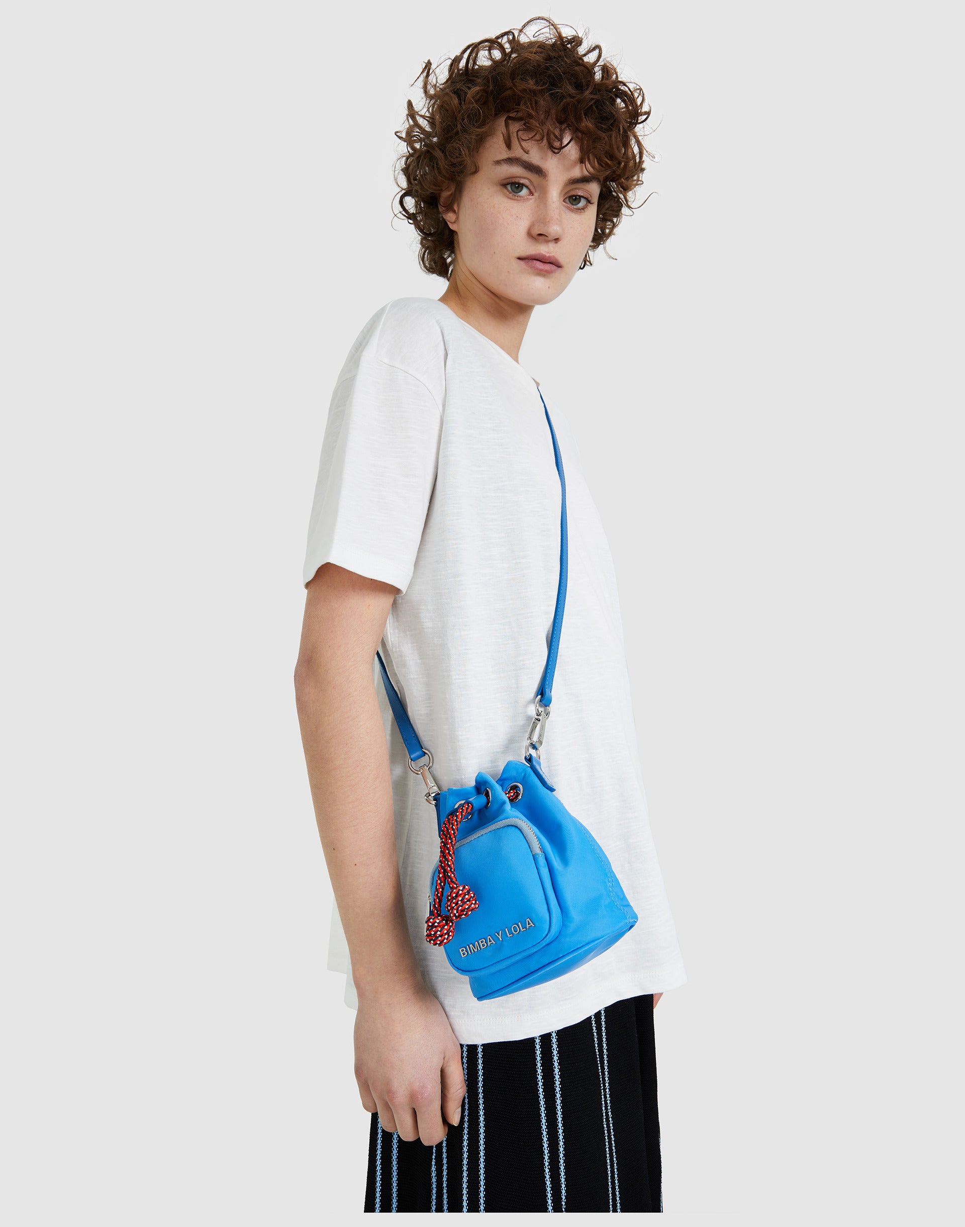 Bolso bombonera mini en color de Bimba y Lola: 46 euros.