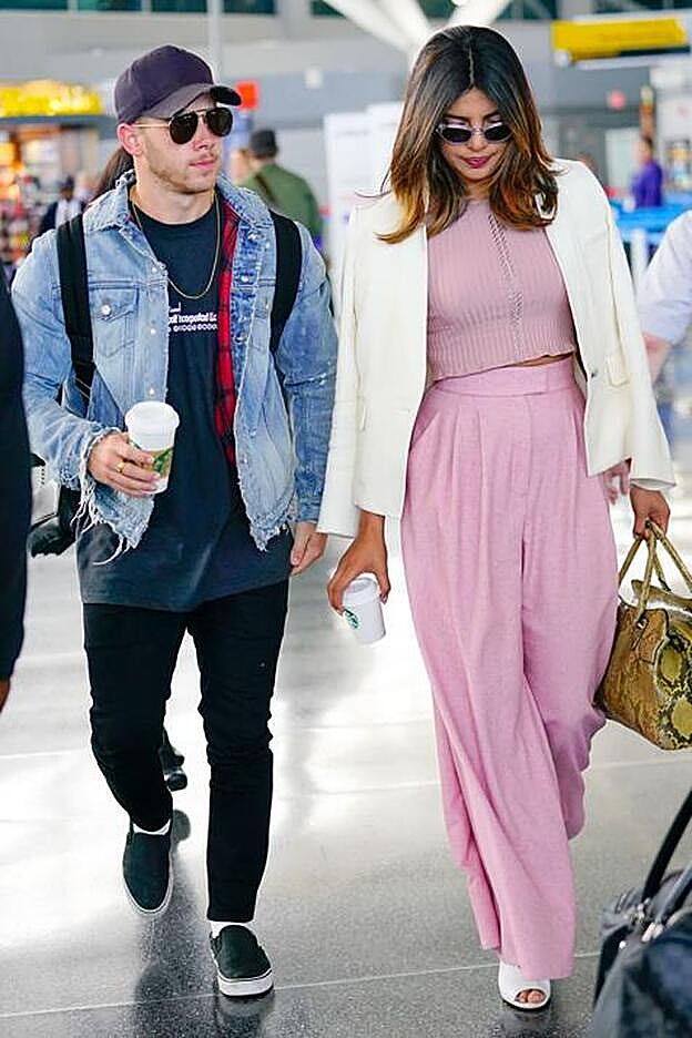 Nick Jonas y Priyanka Chopra.