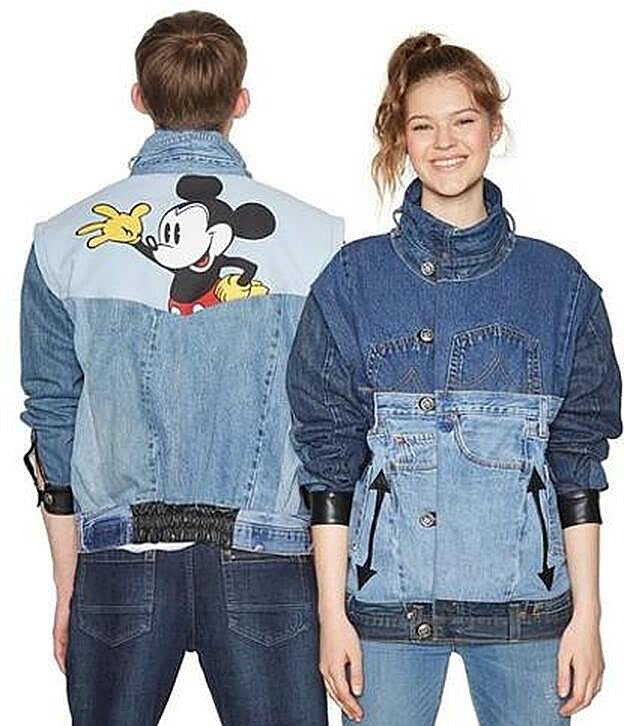 The iconic jacket con diseño de Mickey Mouse, 249 euros.