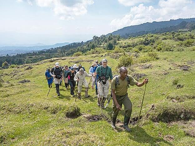 Excursión en Ruanda.