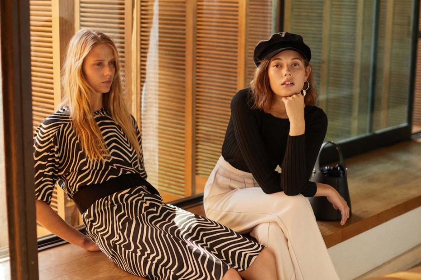 El blanco y negro es el protagonista de la nueva colección de otoño de la firma 'low cost' española.